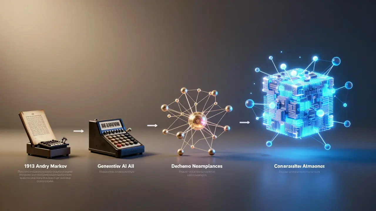 Da Modelagem de Markov aos Transformers: A História Técnica da IA Generativa
