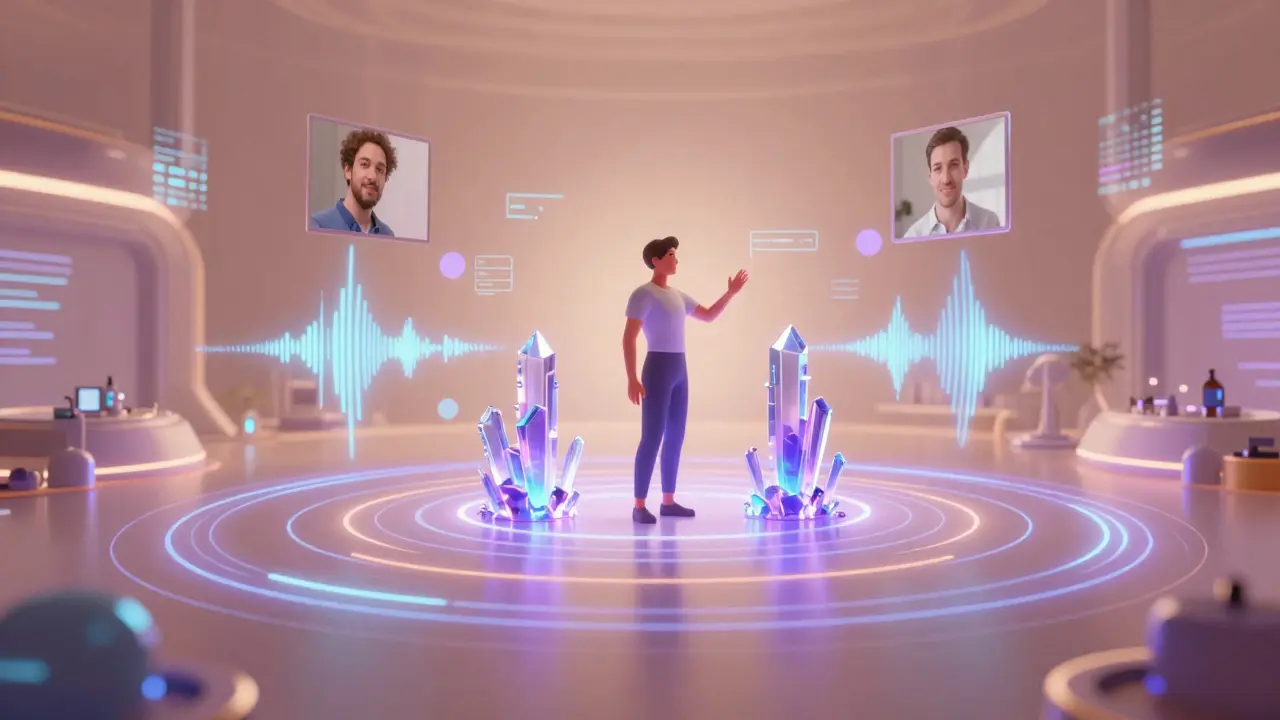 Visão futura de interação multimodal entre humanos e sistemas de IA