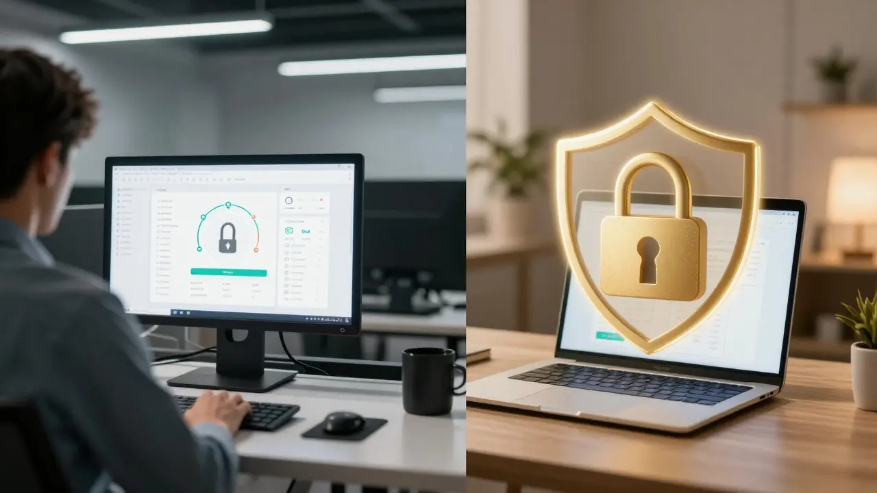 Contraste entre monitoramento corporativo e privacidade doméstica