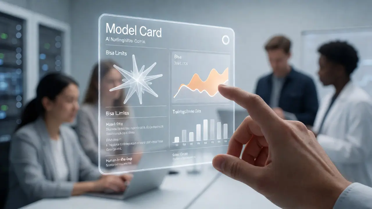 Cartão de modelo holográfico sendo analisado por humano em laboratório tecnológico.